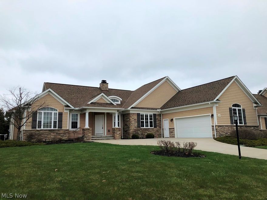 This beautiful sprawling ranch has been meticulously maintained, has neutral décor & great natural light throughout. An open foyer with hdwd floors flows into the formal DR with coffered ceiling. The GR features a fireplace and wall of windows. The gourmet KIT highlights beautiful cherry cabinets with plenty of storage, granite counters, stainless appliances, center island, and eating area with a door to the oversized deck overlooking the private bkyd. Spacious vaulted master suite with 2 walk in closets and pretty glamour bath including double sinks, tub and nice tiled shower. A guest room or study with palladian window is adjacent to the full guest bath with beautiful granite counter. Two additional bedrooms, each with full bath are located in the back of the house off the kitchen. There is a great mudroom area off the garage with built in storage & first floor laundry room with tile floor. The LL was finished in 2013 and is well appointed w/quality finishes. The open layout is flexi