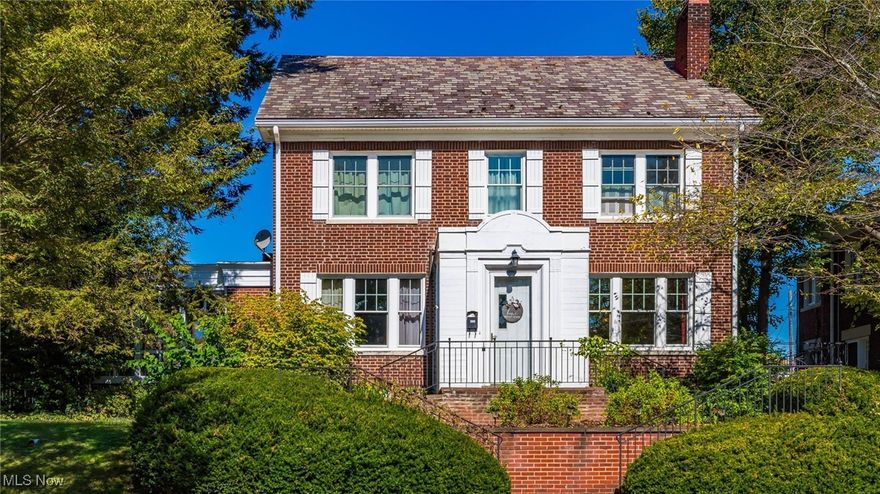 :  The old "Weber House", it is a mixture of older charm and tasteful updates. Upon entering the home, you step up to the grand foyer and view the beautiful iron banister and stairway. To the left is a large living room, beautiful crown molding, gas fireplace, and French doors leading to a relaxing sunroom. Onto the formal dining area, ornamental crown molding, and French doors leading to a concrete terrace. The kitchen is updated with dishwasher and granite countertops, small breakfast nook leading to back porch. Second floor has 2 bedrooms and full bath. Also Primary bedroom suite that has office area and primary bath with walk in shower and jacuzzi tub. Third floor has huge storage closet and bedroom with full bath. Lower level has great space for exercise room or family room. This home is a must see!! Outside has relaxing heated inground pool and it is fenced with beautiful wrought iron fencing. 2 car detached garage with concrete drive.