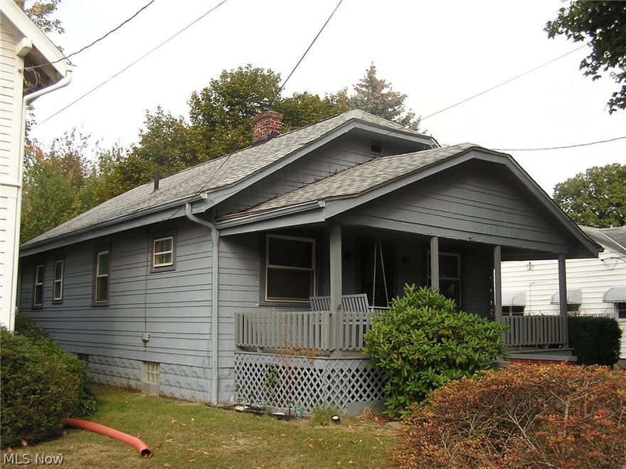 Needs a little TLC! New roof 2013, Large dining room with built in cabinets, very spacious living room. Glass block windows in basement. 2 car garage with opener and new door in 2013. Concrete drive. Great location minutes from Rt 8, downtown, shopping, dining and so much more. Includes 1 year home  warranty. Priced to sell "as is"--seller to do no repairs.