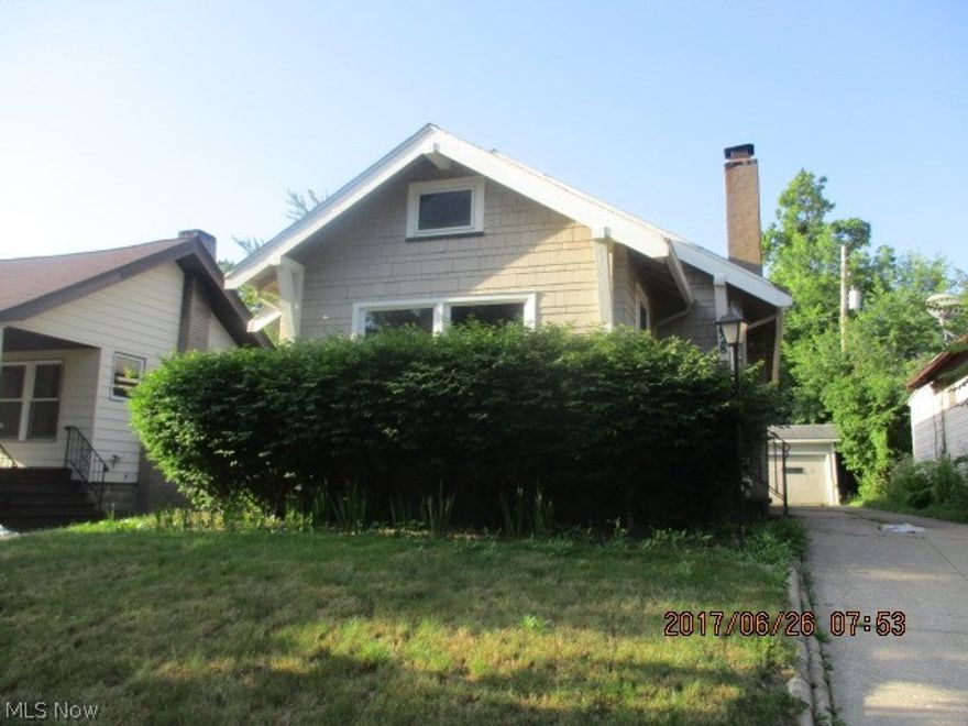 This is a three bedroom ranch, to be sold as is buyer to assume City of Euclid  point of sale violations.
