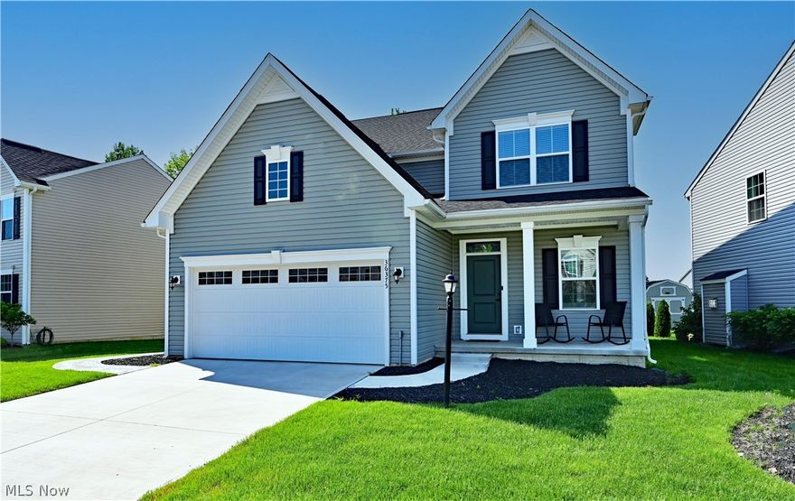 Check out this beautiful, nearly new colonial in the desirable development of Hampton Place!!  This Ballenger model has many upgrades.   Plantation shutters throughout, finished lower level, and stamped concrete patio- are just to name a few.  The spacious open floor plan on the main living area has much natural light.  The master suite which includes a full bathroom with a Roman Shower. Two additional bedrooms, loft /office (that can be easily made a 4th bedroom) and second full bath . Beautiful kitchen includes upgraded white cabinets, a large island, ample pantry space and stainless steel appliances. Impeccably maintained! 2 car attached garage. Finished basement basement with a full bath. Located just minutes from Avon Commons, the turnpike and I-90. Community pool! SCHEDULE YOUR SHOWING TODAY!