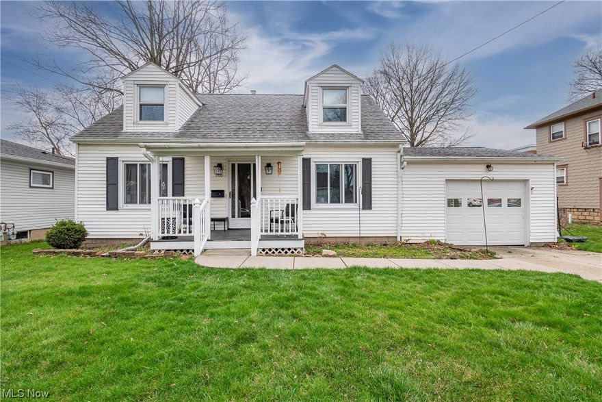 Welcome home to 700 Ashland Avenue! Move-in-ready 3 bed, 1 bath cape cod in Cuyahoga Falls near downtown shops and restaurants! Enter from your cozy front porch into the living room boasting hardwood floors and continue into the kitchen. The kitchen comes fully applianced and offers space for a dining area glowing in natural light! The full bath and two bedrooms with hardwood floors are conveniently located on the main level. Venture upstairs to find a spacious owner's bedroom with two large closets and office space for those who WFH! The basement offers a laundry area and plenty of storage along with spaces currently used as a family room and workout room. Fully fenced-in backyard, perfect for pets or entertaining guests! Attached 1 car garage. Dryer 2021. HWT 2019. Don't miss your opportunity to own this very well kept home. Schedule your private viewing today!