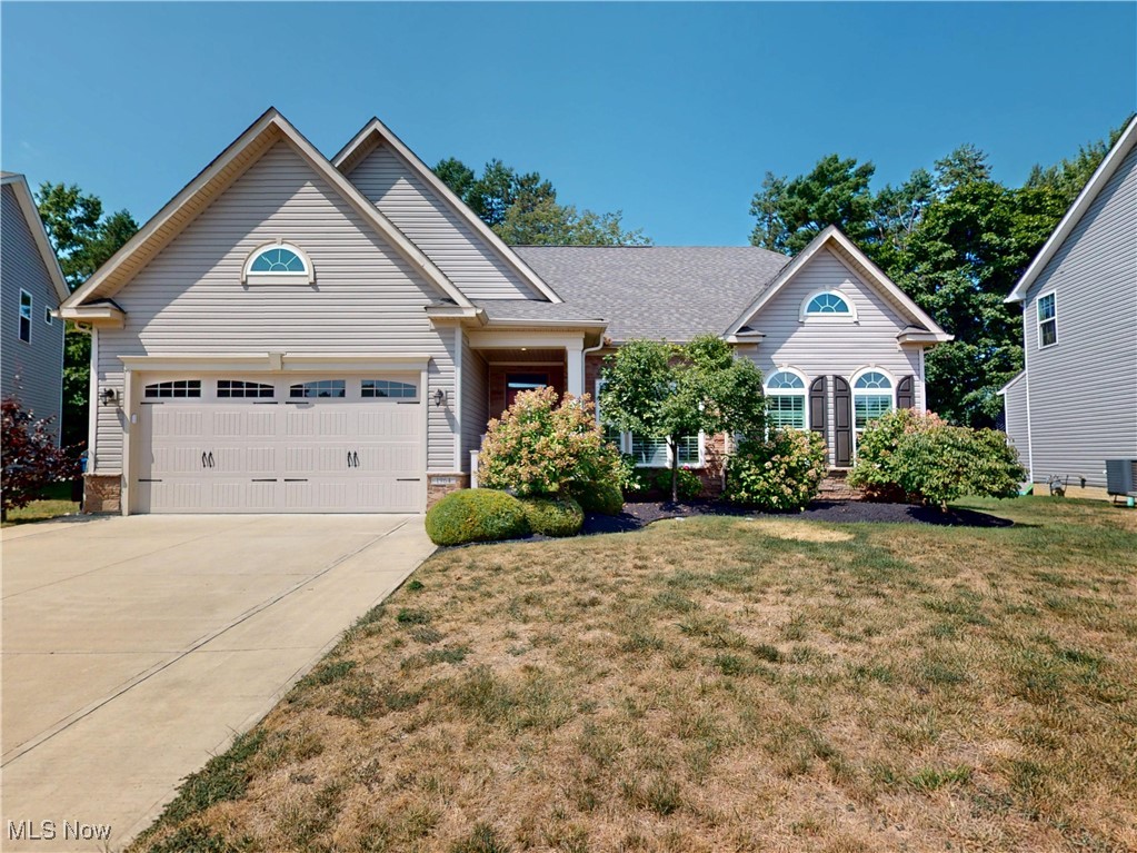 Elegant Cul-de-Sac Living in Estates of Kallay Farms
Built in 2019 and tucked away on a peaceful cul-de-sac in Painesville Township, this beautifully maintained 3-bedroom, 2- full bathroom ranch offers style, comfort, and privacy. The welcoming front yard boasts lush, professional landscaping, while the back porch overlooks serene woods?perfect for morning coffee or evening unwinding.
Inside, rich wood flooring flows throughout the open layout. Elegant touches that add that luxurious look include coffered ceilings, unique custom shutter blinds in every room and a lighted tray ceiling in the master suite. Enjoy the convenience of open concept living space for ease of daily living. The spacious master suite features a spa-like en suite with a double vanity, and a generous walk-in closet.
Enjoy the convenience of main-level laundry and an attached garage, plus a full finish-able basement with two dedicated storage rooms?ideal for future living space or hobbies. Located in the Riverside School District, with shopping, dining, and entertainment just minutes away, this home blends peaceful retreat with everyday convenience.