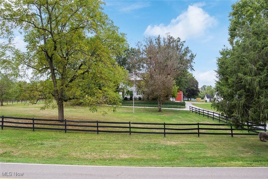 Stately Country Home On 5 Acres with Barn, 3-Car Garage, and Fenced Pasture. Lake Twp., Lake LSD, Stark County, OH. Live Auction with Online Bidding Available! ABSOLUTE AUCTION, all sells to the highest bidder on location. ONLINE BIDDING BEGINS THURSDAY, NOVEMBER 7, 2024 – 12:00 PM and AUCTION LIVE ON-SITE BIDDING WILL BEGIN SATURDAY, NOVEMBER 9, 2024, 11:00 AM. Real Estate features a property with loads of character! Situated on 5 acres featuring a 2-story colonial style home, approx. 2,582 SF with a covered front porch entrance to the large formal living room, dining room with chandelier and hardwood floor, kitchen with laminate floors, large center island w/ recessed ceiling, Corian style countertops, GE Profile induction range, dishwasher, microwave, SS double door refrigerator, and double sink. Half bath off the kitchen, and side door to covered patio. Large family room with beamed ceiling, stone front fireplace with wood burner insert and bench seats, small bar refrigerator, double doors to covered carport, and door to fenced back patio w/ stone firepit. Second-floor large bedroom, full bath, and door to an outside deck, laundry room or sitting area, 2 other large bedrooms and full bath. Floored attic.  It has a fully divided basement, 150 amp electric, oil F/A heat, and central air. Taxes are $1,129.51 per half year. 3-car garage w/ overhead doors, openers, overhead storage, and concrete floor. Door to the barn w/ heated shop, electric, and concrete floor. The main part of the barn has concrete floors, overhead lofts, electric, and water. There is a small storage shed in the backyard. Nice, fenced pasture with a waterer. Great for pets or 4H projects. Great place to entertain family and friends! Easy access to Canton, Akron, Cleveland, and northeast Ohio. For more information or help with financing contact the Auctioneer. The real estate will be open for viewing on Monday, November 4, 2020, from 4:30 PM – 6:00 PM.
