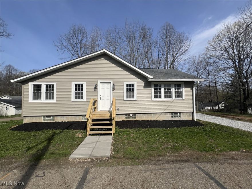 This charming remodeled ranch offers a beautiful open floor plan inviting you into a spacious entry and stunning kitchen with generous counter space and ample cabinetry. The great lighting and openness in this home, along with the clean, cohesive style of flooring running throughout the entire first floor will provide a wonderful style for almost any décor you bring when you make this cozy ranch your home. There are 3 bedrooms and 1 bathroom, and there was nothing left untouched in creating this all-new home. This welcoming ranch is nearly all brand new. New roof 2024, new hot water tank 2024 and new furnace and AC 2025. The property is beckoning you to come to laid-back, tranquil living in this small Aquilla Village with great fishing access and a small park. This clean basement in the home gives the new owner an opportunity to continue to spread out and create an additional living space/recreational room, while still leaving room for storage, crafting, or a functional tool room. Let yourself re-imagine the basement living space. You will find it convenient that the basement has a walk-out door allowing you to be only a short stroll away from enjoying the community lake. When you make it to the fishing lake, be ready to watch the osprey and bald eagles soaring over the water, reminding you of the warmth and friendliness of your surroundings. You are invited to come view this exceptional home, and see the elegant granite counter tops and perfect paint and trim throughout.