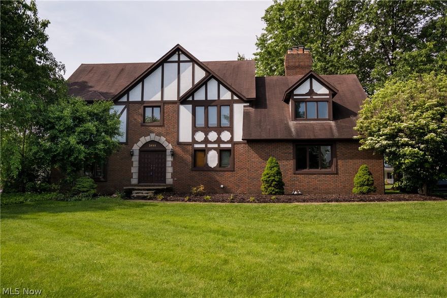 Fantastic Tudor style home located in Brookshire Hills of Jackson Township, Jackson Local School District. Main level features a sunken Family room with cathedral ceiling and brick fireplace that has a Loft overlooking. The Loft adjoins the Master Bedroom and can be used for many purposes. Formal Dining and Living Rooms add additional living space on the Main level. The Kitchen and Breakfast area overlook the Family room with first floor laundry and Full Bath nearby. The Lower level is partially finished and boasts a Bar area, additional Family room, Full Bath and space that could be used as an additional Bedroom (no egress exit).  This well built home has so much to offer and is spacious in every way.