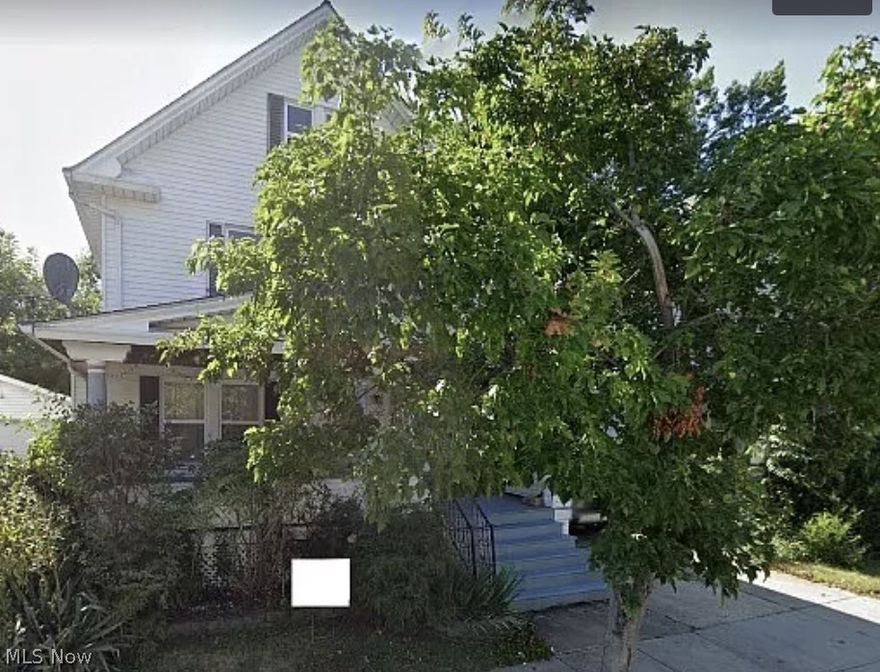 This affordable front porch colonial with 3 bedrooms and 1 bath is waiting for its new owners.  With a traditional colonial floor plan, the home features a nice sized living room and dining room on the first floor in the front of the home, and the light and bright kitchen in the back overlooking the fully fenced yard.  Many updates have been made over the last few years including the tear off roof, replacement windows, flooring, all exterior doors, furnace, central air conditioning, electric panel, exterior vinyl siding, vinyl fence, glass block windows in the basement and waterproofing.  Upstairs are three large bedrooms and the full bath, and stairs to the finished bonus room on the third floor. Great central Lakewood location, within walking distance of the high school.