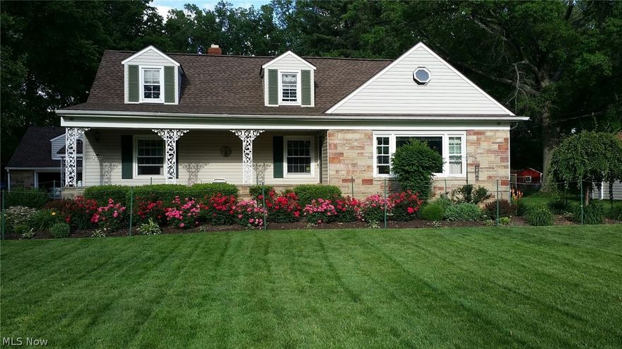 LOOK NO FURTHER - Amazing 6 Bedroom True Cape Cod on a 100 x 351 level park-like yard with a four-car garage (two car tandem) with a garage door to the rear of the property. Extra long newer drive plus a side drive to accommodate garage parking. The garage also features an attached Sunroom, great for summertime parties.  The interior of the entire home has been freshly painted walls and wood trim in today's neutral colors. There is a first-floor laundry room and a mud room. The Master Bedroom has its own private full bath. There are three very spacious bedrooms on the main level and three bedrooms on the second level with a half bath. Bed 5 and 6 have closets in their private hallway. The basement is finished and has two recreation rooms, a bar, a second kitchen, an extra toilet in the second laundry area/workroom. The home also features nice vinyl windows, newer roof.  Plus there is a great Front porch, gas grill & patio.  Make this house your home today and enjoy all the amenities th