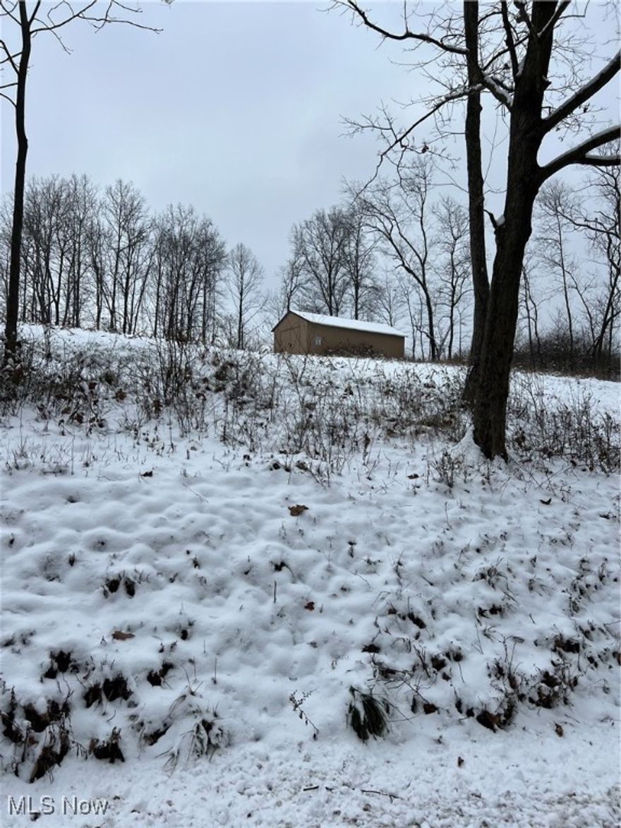 5 Acres, (subject to survey) 1/2 tillable the other half wooded. Includes a 16 x 32 pole barn with updated siding. Ideal building site, private setting with easy access. Buyer will need to get well and septic approval
