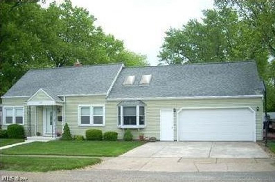 Beautiful 4 bedroom cape in the heart of Cuyahoga Falls. Foyer and formal dining with rich walnut colored floors. Unique and spacious design includes a large great room with soaring cathedral ceiling and open staircase to a loft bedroom. Functional kitchen with plenty of cabinet space and second eating area. New roof and siding in 2012, Basement waterproofed in 2015, 2 car attached garage and so much more!