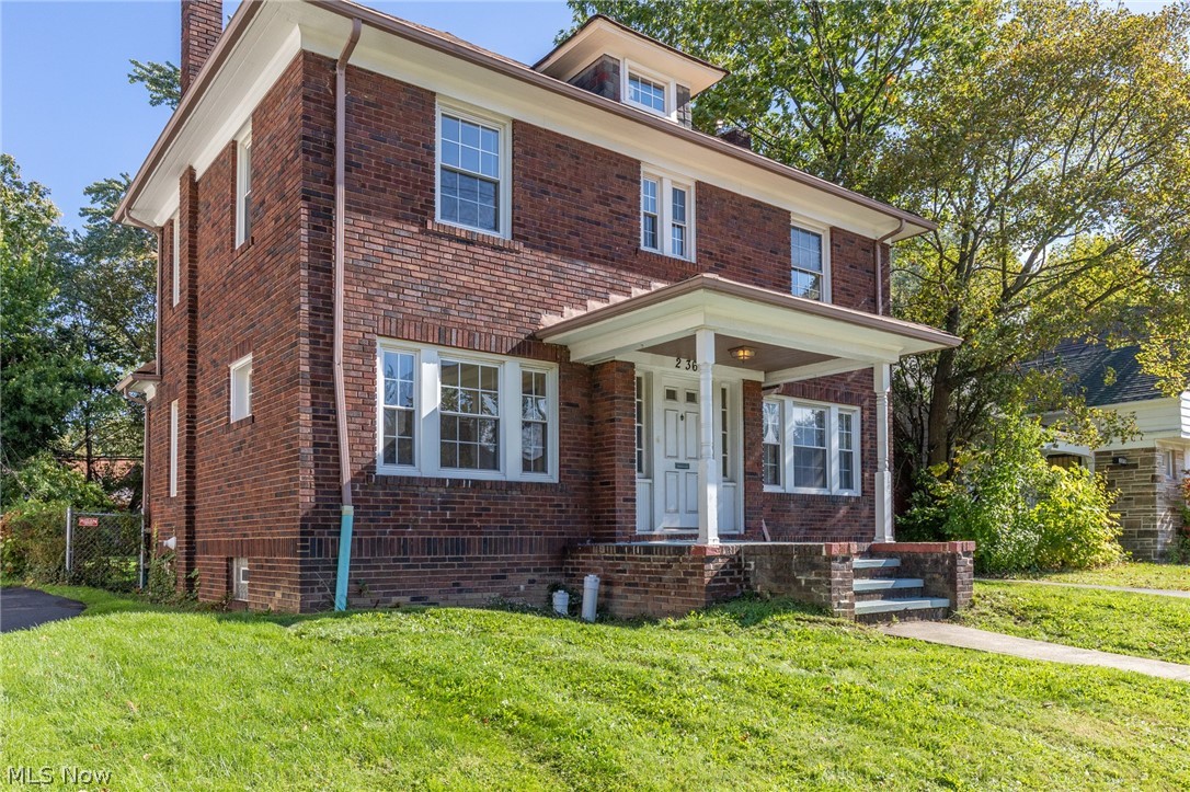 Beautiful Brick Center Hall Colonial with Fenced in Back Yard. Staining Hardwood Floors Throughout the First and Second Floor , Large Light Filled Rooms. Beautiful Architectural Details. Large Living Room . Formal Dining Room w/ Built-in Shelving. Library/Sun Room . Crown Molding throughout the First Floor. Two Car Garage