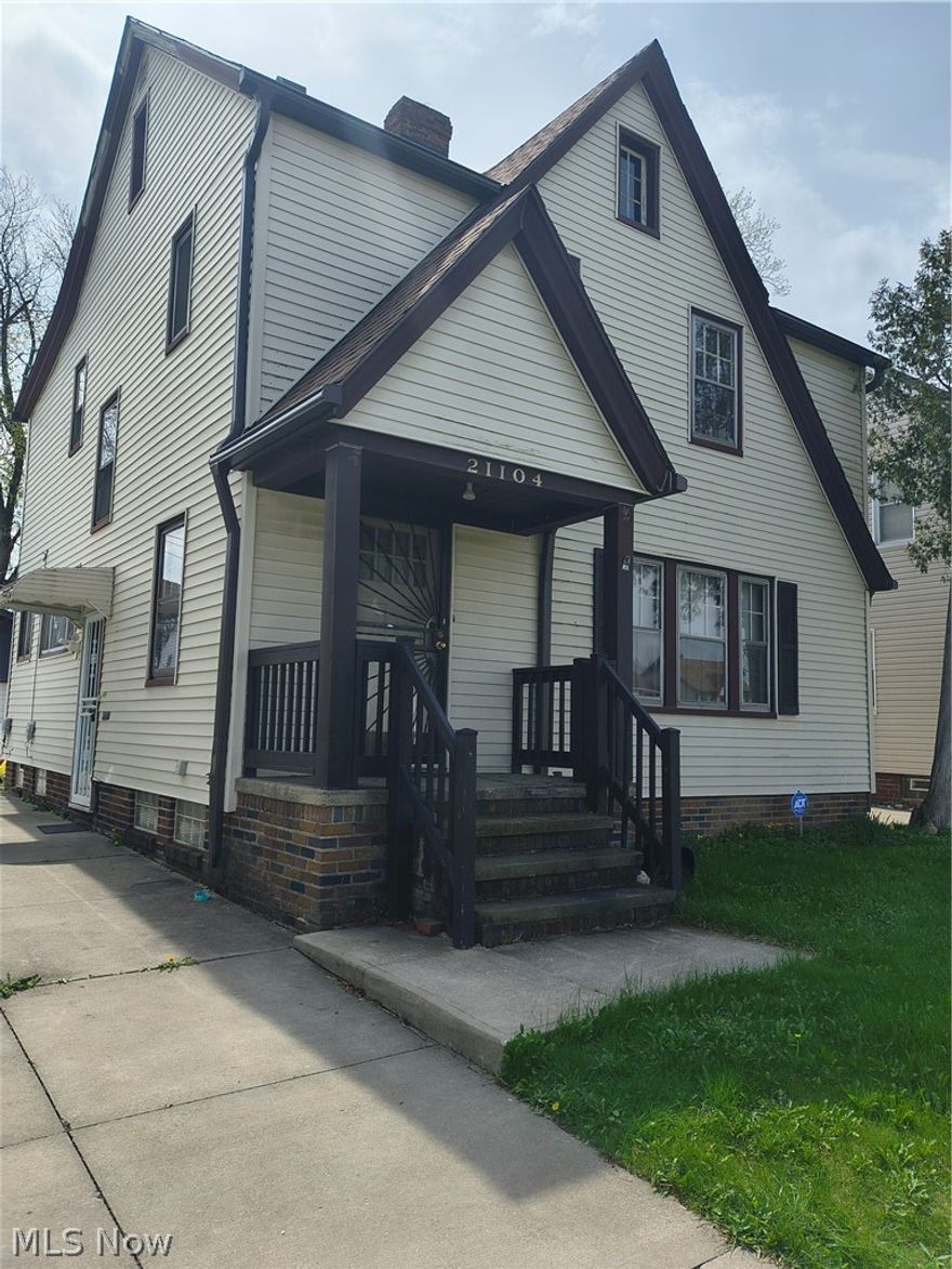 Investment opportunity at 21104 Clare Avenue in Maple Heights! This property offers a solid layout with spacious rooms and strong value-add potential—ideal for a fix-and-flip or buy-and-hold investor.

Features include multiple bedrooms, ample living space, and a rear deck overlooking a generous yard—great Home to live in or use for boosting tenant appeal and resale value. Conveniently located near schools, shopping, and major highways in a high-demand rental area. Don’t miss the chance to turn this property into a strong-performing asset! PROPERTY SOLD AS IS OWNER WILL NOT PERFORM ANY REPAIRS!!!
