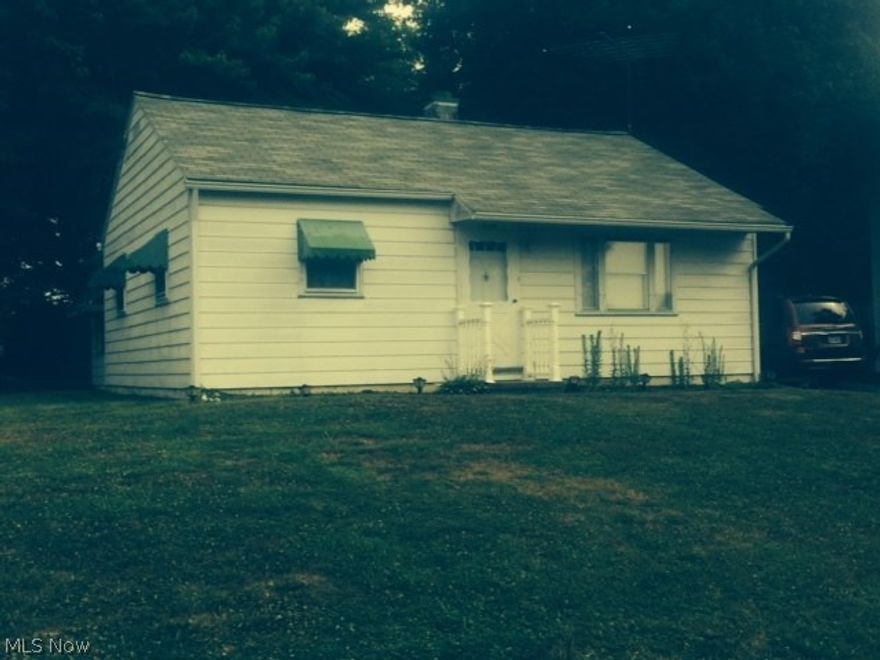 Two Bedroom. One bath Bungalow. Detached garage. Roof done in 2002 with ice guard gutters and downspouts. Priced to sell!