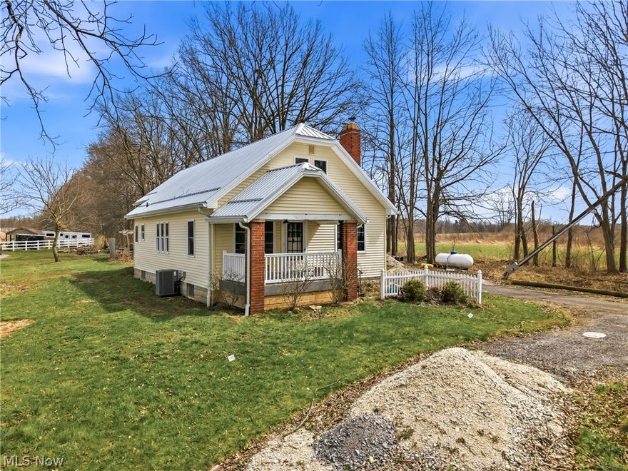 Imagine the opportunity to own Indian Run.  This farm has stood the test of time and continues to be a fully operational boarding and training business.  It's centrally located between Pittsburgh and Cleveland, but also just minutes from the Ohio Turnpike and State Route 11.  Location is perfect for getting everywhere.  A full list of farm features include:
25 stalls,
2 heated tack rooms,
4 cross tie areas,
Wash rack with hot and cold water,
Sawdust area,
Manure mgmt. area,
Small office building, 
100 * 200 outdoor arena,
75 * 150 indoor arena, incinerating toilet,
5 pastures, and a
Large run in shed used for pasture board. 
The area above the stalls provides storage room for 1100+ hay bales, and the hay field allows owners to save on hay purchases. Current boarders report enjoying the trail ride paths at the rear wooded part of the property.

The updated bungalow home has a separate driveway to allow privacy for the owner or so that it could also be used an investment property. The recent two story addition included an attached two car garage and an additional 500 sq feet of living space. The recent renovation of the first level maintained original hardwood floors and built-ins, but added country high end finishes.  
Residents enjoy two full baths on the first floor in addition to a cozy wood burning fireplace, and a first floor bedroom and laundry.
The second floor is open to designs and updates from the buyer, but could provide three bedrooms.
The roof and the hvac are both new and the yard has an underground fence for any pups that are part of the family.

There are so many opportunities with this farm.  Please contact the listing agent to schedule your visit.