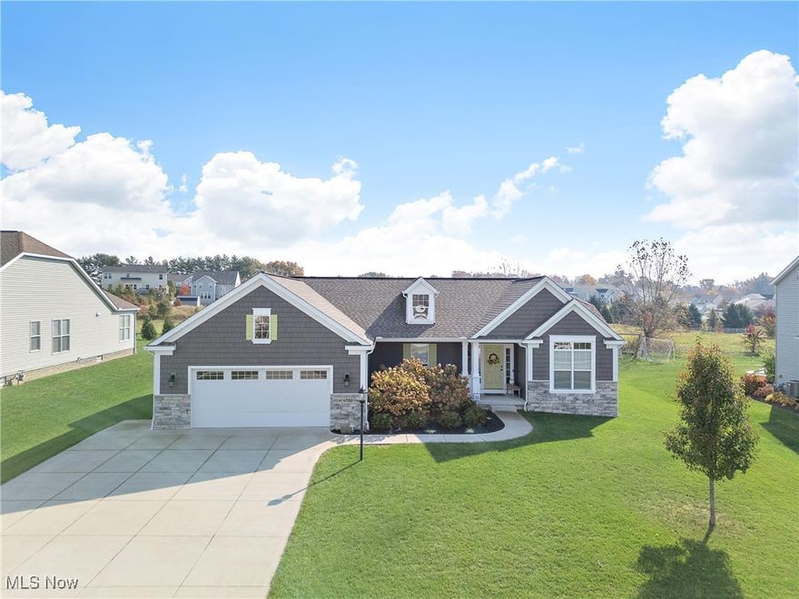 This beautiful home built by Patrick Long is truly a dream! Featuring 3-bedrooms and 2-bathrooms, this home offers modern amenities combined with classic charm. Perfectly situated in a family-friendly neighborhood, this property is just minutes from local schools, parks, and shopping. The open-concept main living areas offer a fully equipped kitchen featuring stainless steel appliances, granite countertops, and ample storage. The generous primary showcases vaulted ceilings, an en-suite bathroom with double sinks and a walk-in closet with enough space for everyone’s clothing. A four seasons room and first-floor laundry make this home ideal for those looking for one-floor living without sacrificing space. A convenient 2-car garage with additional storage space gives room for both vehicles plus the bikes you’ll have for evening rides on the Stark Park Trials to get ice cream at Washington Square. The exterior is equally as impressive with beautiful landscaping and ample hardscaping to enjoy the outdoors on the back patio. Schedule your showing today to see all the extras this home has to offer!