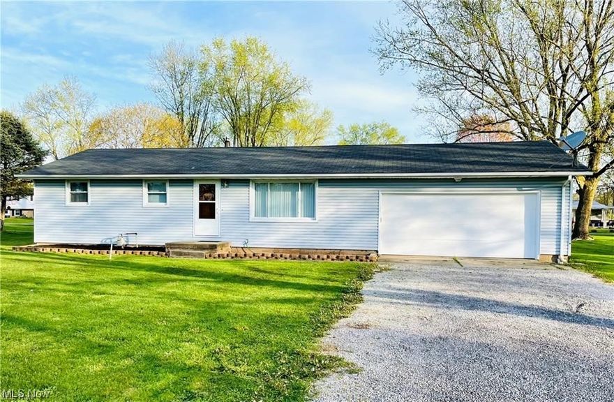 This is it! That ranch home you have been looking for. Centrally located with a country feel and nice surrounding area too! With the basement being almost all finished, you have the extra room for all the kids toys, that pool table you have been wanting and/or even room for that home based business you have! SO many updates have been completed on this one; New paint throughout, new kitchen cupboards and countertops, new tub and surround, new flooring in most rooms...but wait! There's more! The Septic already passed inspection and the Sellers just put in a new well too! They added a new sump pump to the existing sump crock and there is also a new water softener system. The windows are newer vinyl.  22862 State Route 30 is the place you have been looking for and it is ready for you to move in!