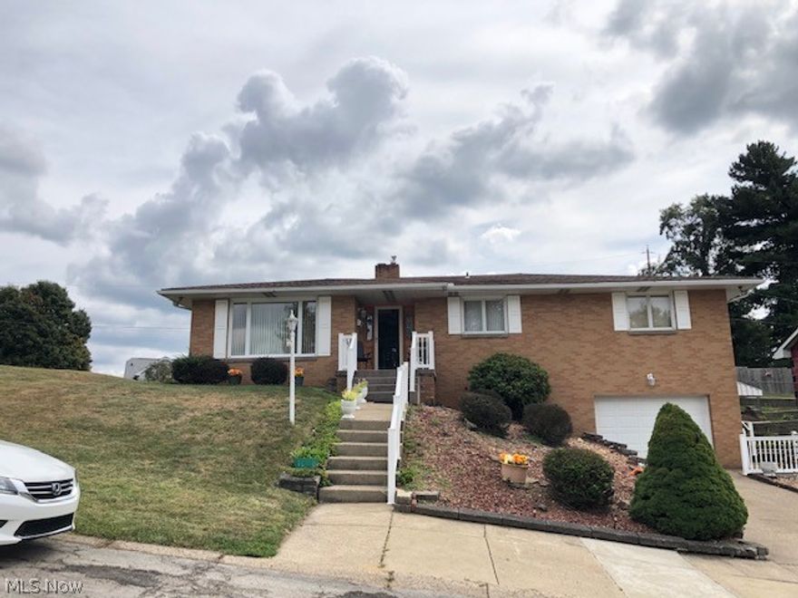 SUCH A WELL BUILT BRICK HOME.. SPACIOUS, LOTS OF STORAGE. FIRST FLOOR HAS LARGE LIVING ROOM WITH BEAUTIFUL FORMAL DINING ROOM WITH SLIDING DOOR TO COVERED PATIO,AND LARGE EAT-IN KITCHEN. GREAT HOUSE FOR ENTERTAINING WITH DINING AREAS ALL THROUGH THE HOUSE(KITCHEN, DINING ROOM, BASEMENT KITCHEN, AND LAUNDRY ROOM).
NEWER GAS FURNACE AND CENTRAL AIR, NEWER GARAGE DOOR AND OPENER, GLASS BLOCK WINDOWS IN BASEMENT, NEW VINYL HANDRAILS ON OUTSIDE  FULL BASEMENT IS FINISHED COMPLETE WITH EAT-IN KITCHEN, LARGE RECROOM WITH GAS LOG FIREPLACE AND BUILT-IN BAR .
 FENCED IN YARD WITH LARGE GARDEN AREA AND A SHED. MAKE AN APPT TO VIEW.