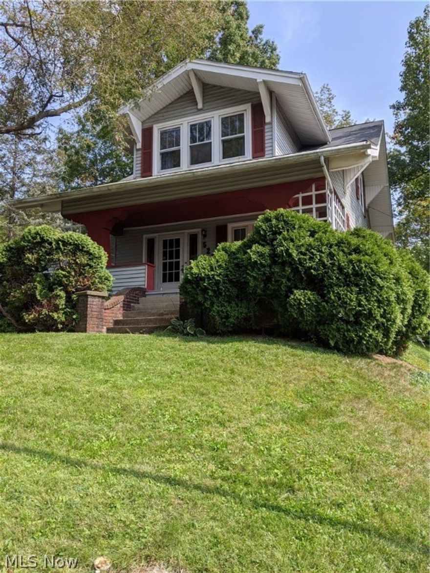 This move in ready home has a lot of great features.  Fresh paint.  Beautiful woodwork.  Kitchen with dishwasher.  Back patio partially covered.  Charming front porch (great for a porch swing!).  Big private back yard.  Two full baths.  One car attached garage.  Electric box and wiring updated.  And EVERY bedroom has a WALK IN CLOSET!!  Great convenient Wooster location.