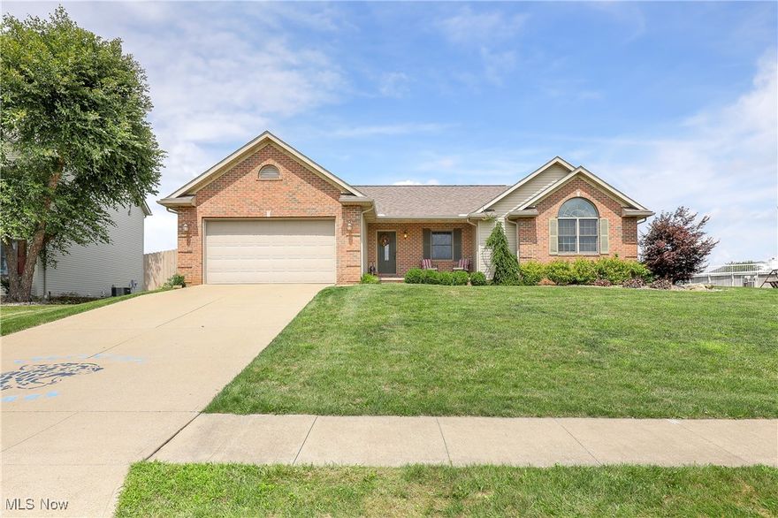 Step into your dream home with this 5-bedroom, 3-bathroom ranch, ideally situated in the beautiful and highly sought-after Sunscape Estates neighborhood of Nimishillen Township, within the prestigious Louisville school district.

From the moment you enter, you'll be greeted by a warm and inviting atmosphere.  The island kitchen is a chef’s delight, seamlessly flowing into a versatile dining area or sitting room, perfect for both casual meals and formal gatherings. The expansive layout features an oversized laundry room with a convenient walk-in pantry to help with those extra storage needs! The great room impresses with its cathedral ceilings, creating an open and airy space that enhances the home’s charm.

The master suite is a true retreat, boasting generous proportions and dual closets that offer ample storage. The master suite features an attached ensuite bathroom, designed for practicality and convenience, ensuring your daily routines are streamlined and efficient. The lower level expands your living space with its finished areas, including a full bath and two additional bedrooms, each equipped with an ingress/egress daylight window. This lower level is versatile and can serve as a guest suite, home office, or play area, adapting to your needs.

Built with quality in mind, the home features durable Anderson windows and a newer furnace installed in 2024, ensuring both comfort and energy efficiency. Outside, the spacious, fenced yard provides a private and serene setting, ready for your outdoor enjoyment. Whether you’re hosting a summer BBQ or simply unwinding in your own green space, this yard is perfect for all your activities.

Located in a neighborhood known for its charm and community spirit, with convenient sidewalks for leisurely strolls, this home offers both a peaceful retreat and easy access to local amenities.

Don’t miss the opportunity to make this property your own. Contact your favorite Realtor today to schedule your private showing!