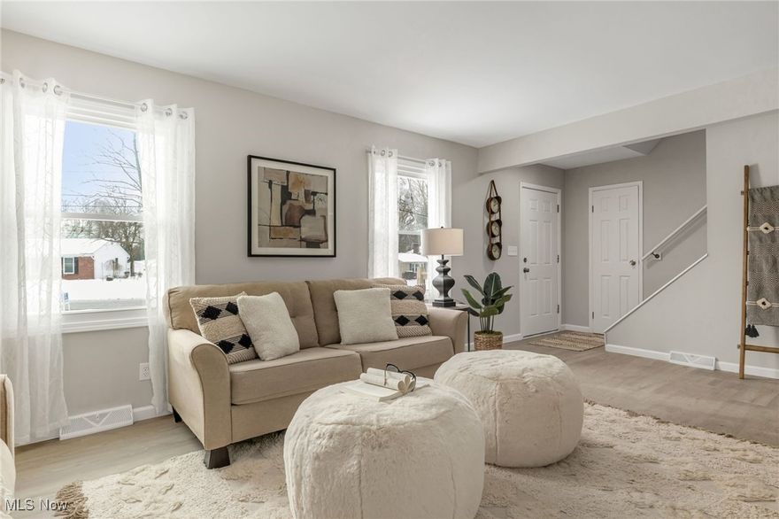 BEATUFULLY REMODELLED!!  Welcome to 8093 Glen Oaks Dr NE, a charming home nestled in the serene neighborhood of Venice Heights. This 4-bedroom, 2.5-bathroom home offers a perfect blend of comfort and convenience. As you enter, you're greeted by a spacious living room with plenty of natural light, ideal for relaxation or entertaining. The kitchen is updated with modern appliances, ample cabinetry, and a cozy dining area. The master suite features an en-suite bathroom, walk-in close, and make-up area, providing privacy and comfort.  The partially finished basement adds even more living space, perfect for a family room, game room, or additional storage. Outside, the large backyard is perfect for outdoor gatherings, gardening, or just enjoying the peaceful surroundings. Situated on a quiet street, this home is close to schools, parks, and shopping, offering the ideal location for families. Don’t miss your chance to make this house your home!