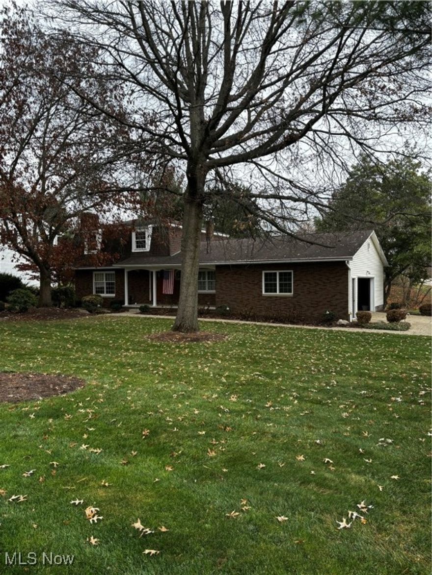 Don't miss the chance to make this ONE OWNER Colonial located in the desirable Village of  Westfield Center your very own! With 3 bedrooms and 3.5 bathrooms, this 2260 sq. ft. home offers endless possibilities. The main floor boasts handicap accessible entryways and a full bathroom, a dining room that could be used as a fourth bedroom, a den, fa amily room, a large kitchen, and living room with built-in bookshelves and a fireplace. The foyer and hallway is ornately covered in handcrafted gold leaf. Create your own personal spa in the basement with the jacuzzi tub already set into the floor, the built-in bar, half bath, and sauna room. You'll just need to add the hardware for the sauna to bring it back to life! Beautiful nature stone covers the attached garage outside. The furnace and A/C replaced in 2020, sump pump in 2022, water heater in 2025, laminate flooring in 2023.