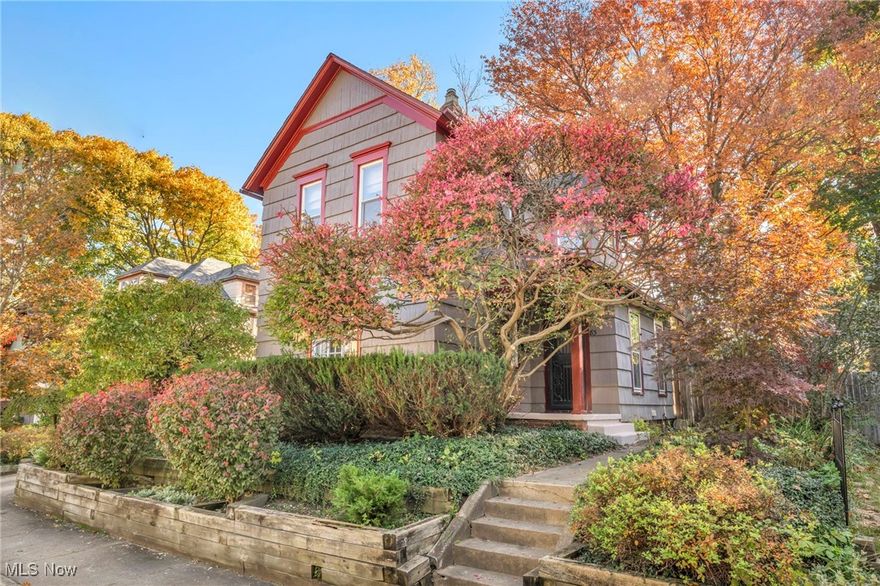 Two-three bedroom home in the lower east end of Highland Square in the West Hill neighborhood with timeless appeal. Close to all the action in the Square like restaurants, movie theater, grocery, coffee and public library, to name a few. This 1910 farmhouse-style home offers tons of character of a bygone era, featuring original details like wood flooring, large windows and high ceilings. In addition, there is a privacy-fenced and landscaped yard with a small brick patio and a private covered side porch, perfect for relaxing or entertaining. Located on a brick-lined street with mature trees as a backdrop. 83 Charlotte was joyfully occupied by sellers for 10 years and has served as a home base for 6 different tenants over the past 15 years. It has been well cared for by all parties, with nominal but important updates along the way. All new stainless appliances in the kitchen, and structural work in the basement recently completed. Neutral and modern paint and newer vinyl flooring in the kitchen. Nearly all new windows with just a few to be replaced. Use the $2000 credit from seller to do so, or not - buyer's choice. Sidewalks make it easy to get around the neighborhood and take in the wonderful architecture. Summit Metro Parks and the Cuyahoga Valley National Park and downtown Akron are just a short drive or bike ride away, or take public transport to downtown Akron, Firestone Cluster in the APS District/King Elementary. The home reflects the unique charm of this diverse, quiet and historic enclave of the city. Fantastic neighbors too! Home is being sold AS IS but sellers are offering a $2000 credit to be used for buyers' choice.