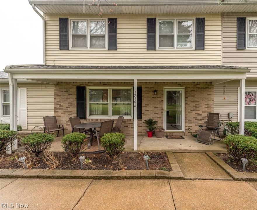 Beautifully updated condo overlooking Prestwick Golf Course. This 3 bedroom, 2.5 bath home offers a completely updated kitchen with white cabinets, granite countertops, tile back splash, wood flooring, and appliances that convey. Nice size living room with newer carpet. A half bath off kitchen and 1st floor laundry right off the attached 2 car garage. Upstairs has 2 bedrooms with large closets, a full bath, and a master bedroom with dual closets and an attached master bath with walk in shower. Hurry, this one will not last!