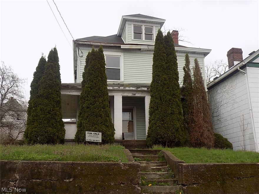 2 story home with 3 bedrooms and 2 baths. 2 car detached garage. Property sold as is. No guarantees. No warranties. Must be pre-approved or show proof of funds. Buyer shall select the title/closing agent, unless seller specifically requests a particular title/closing agent. Buyer at their sole expense shall pay the owner’s title insurance policy and shall pay the title examination fee and premium for such policy. Buyer shall pay all closing fees & costs including settlement, deed and/or closing fees & costs to the closing/title agent regardless of local custom. Seller will NOT be responsible for any unpaid real estate taxes and/or assessments, levies, homeowner/condo association fees, costs and/or charges, utilities, code violations and any other charges. The buyer is responsible for verifying any possible liens, judgements and/or assessments.