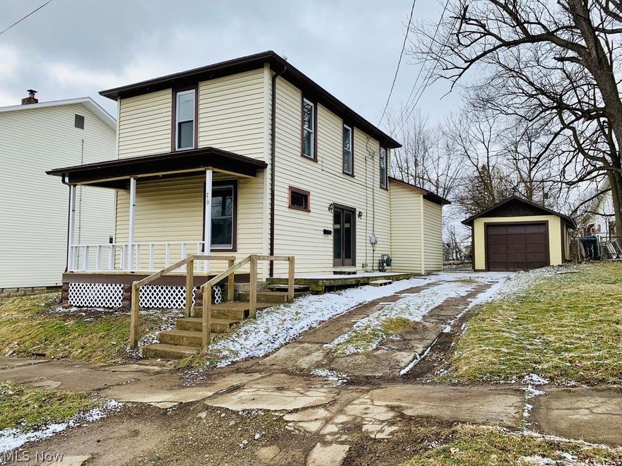 719 NORTH MAIN, Mount Vernon. Newly renovated, located 9 blocks north of Public Square, downtown, dining and festivals. Circa 1900, this home has three bedrooms, two full baths. Bedrooms have new neutral carpet. Most of the rest of the flooring has new, heavy duty, grey/whitewash look flooring. Kitchen updates include new cabinets, sink & fixtures. Lots of lighting for a warm, inviting look.  Neutral fresh paint throughout the house with bright white trim. Newly-Renovated bathrooms up and down. All new lighting throughout. New Roof. Front porch has new decking and lattice. All updating done with quality in mind. Nice shaded backyard, one car garage and lots of room for you and yours to create memories. HURRY! Recently named by Ohio Magazine as one of Ohio’s Best Home Towns, Mount Vernon is the county seat of Knox County, in the Center of Ohio, less than an hour from Columbus. Past honors include “All American City”, and “Ohio’s Most Livable Community”. Tremendous Park System, Hiking an