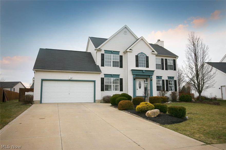 Outstanding 4 BR, 2.5 Bath Colonial with Full Basement * Built in 2003 * New Kitchen, granite counter tops, new stainless appliances included * New flooring throughout * New neutral color paint throughout * Bathrooms updated * New light fixtures * 1st floor laundry * Gas fireplace! Stone patio * Storage shed * Fenced yard. Move in ready.