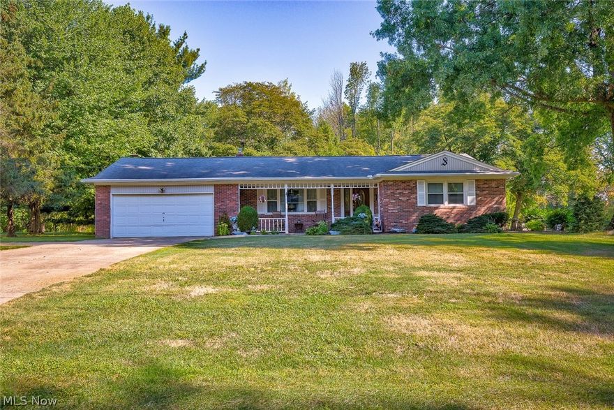 IMMACULATE, PRISTINE & WELL MAINTAINED! Welcome home to 575 Anna Mae Drive, a 3 bedroom 1.5 bath ranch in Suffield. When you pull down the dead end street & into your new concrete driveway, you will instantly fall in love with the beautifully manicured yard and lovely curb appeal this home offers. The covered front porch makes for a great spot to relax & enjoy a warm cup of coffee on crisp fall mornings. Step inside & feel the coziness nestled in each room. The foyer opens up into a large living room featuring a huge front picture window & pours light into a huge eat in kitchen. A slider door off the dining space allows access to the deck & private backyard with mature trees and a shed. The fully applianced kitchen offers a double oven, pantry, & an abundance of cabinet & countertop space. Down the hall you will find a half bath, & family room with a fireplace and access to your backyard patio; a great space for a home office or game room for the kids! Three large bedrooms, a full bath