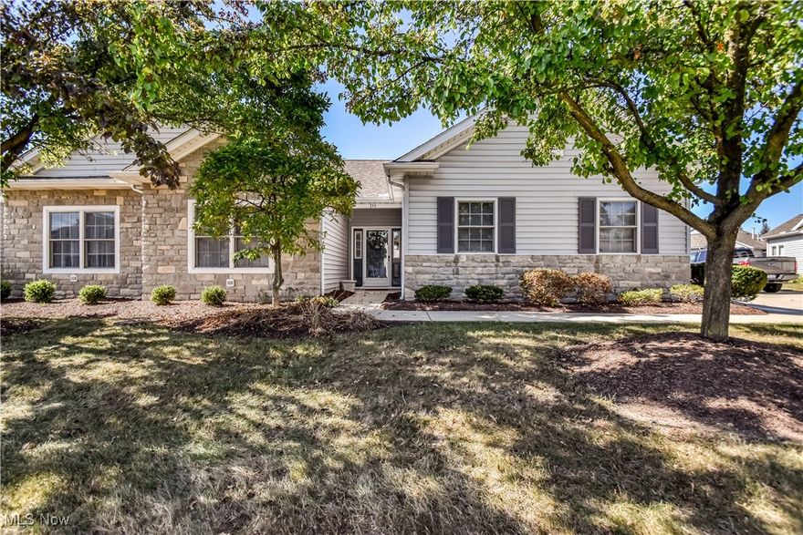 Welcome to this meticulously maintained 2-bedroom, 2-bath ranch condo in Elyria!
This move-in ready home offers easy, one-floor living with brand new neutral carpeting in the spacious living room, master bedroom, and master bathroom. The carpeted living room features high vaulted ceilings and recessed lighting, creating a bright and airy atmosphere that’s perfect for relaxing or entertaining. The open layout flows seamlessly into the kitchen and breakfast nook, which opens to a private patio—ideal for morning coffee or evening unwinding. You’ll love the generously sized rooms and abundant storage throughout. Additional highlights include a 2-car attached garage and a quiet, well-kept community. This condo is ideal for low-maintenance living without sacrificing comfort or space. Ready for immediate occupancy—schedule your showing today!