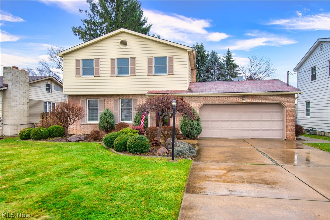 Awesome3 Bedroom Colonial with Large Fenced Backyard. Home Features Include: Large Front Living Room, Awesome Back Family Room with Wall to Wall Brick Fireplace & Door to Back Deck, Large Updated Kitchen with New Counter Top, Stainless Steel Appliances, & Large Breakfast Area with Sliding Glass Door To Back Deck, and Half Bath. Second Floor offers 3 Large Bedrooms & Updated Full Bath. Lower Level offers a Large Rec. Room with Office Area, Laundry Room, and tons of Storage. The Beck Deck leads to a large, private., fenced back yard. Home offers replacement Anderson Windows & New Hot Water Tank - 2019.