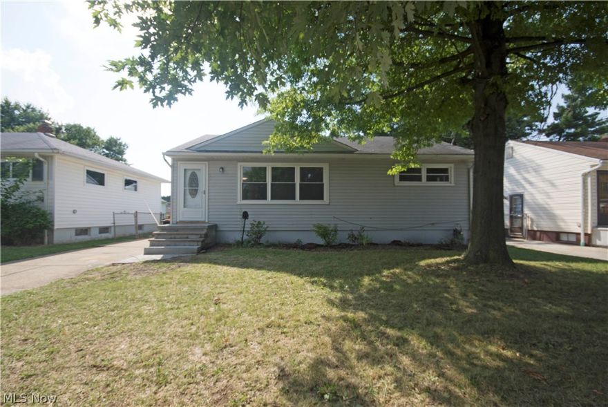 Beautifully remodeled 3 bedroom 2 full bath ranch located on a quiet street in Brook Park. This gorgeous home features an updated kitchen with new cabinets, granite counters, engineered wood floors and stainless steel appliances! Brand new engineered  floors can be found throughout! Completely updated full bath includes granite vanity, ceramic tile flooring and tile tub surround! Additional updates include vinyl replacement windows, apron and back half of driveway, glass block windows, newer furnace, freshly painted exterior and interior of the home and updated electric! Use the fully finished basement with new carpet and paint. Spare bedroom and bath for extra space and privacy. This home is POS violation free! Make an appointment today