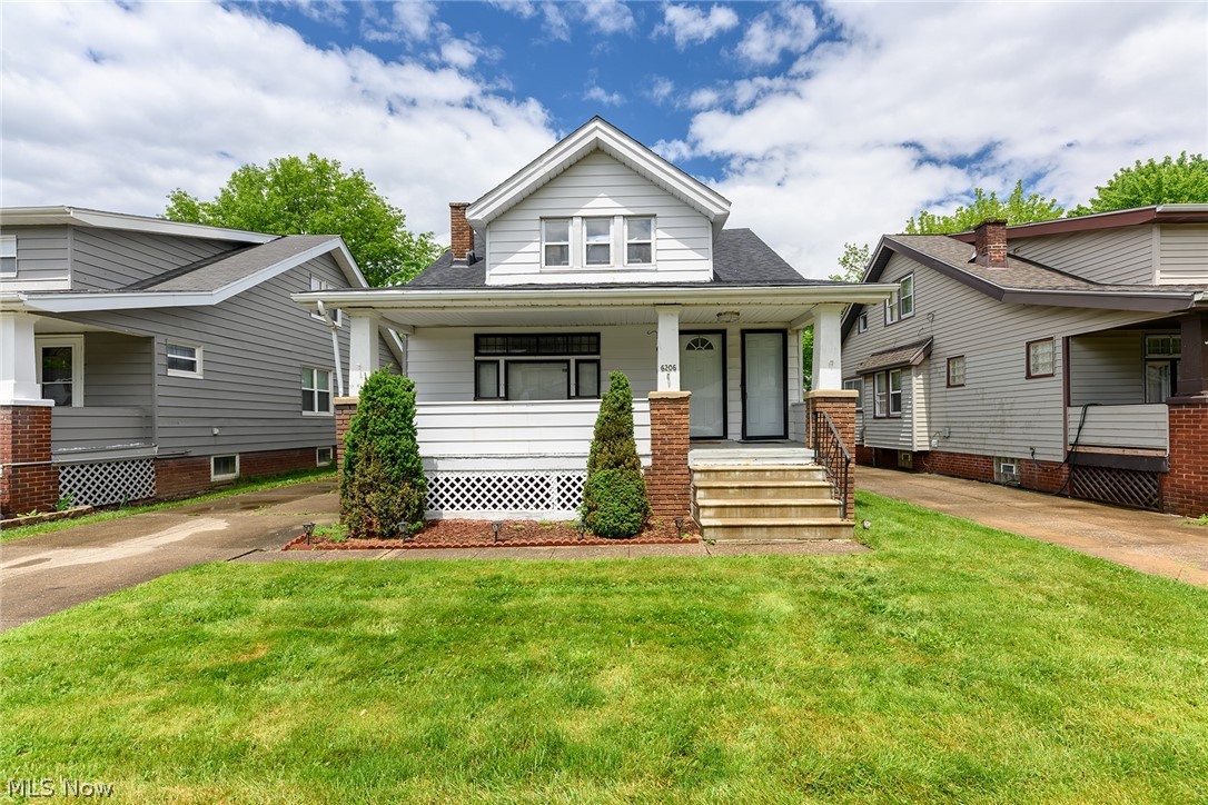 Conveniently located and affordable duplex available in Parma! First floor 2 bedroom is currently rented at $950, upstairs 1 bedroom is vacant but has rented most recently for $730. 2 car detached garage and charing front porch. Common area basement. Roof approx 2019, newer hot water tank and furnace approx 2020.