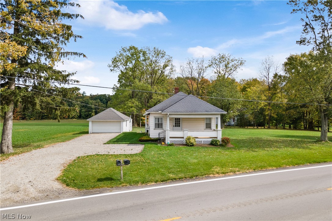 Welcome home to 7383 Burbank Rd! This 2-bed, one level home is a great starter property in the country on 1-acre just minutes from town. Fully applianced with a new HWT in 2020 and well pump/pressure tank in 2021. Roof is approximately 15-yrs old. Includes 1-yr home buyer's warranty for that extra peace of mind. Detached 2-car garage with 220-v service. Fuel oil tank is about 1/2 full.