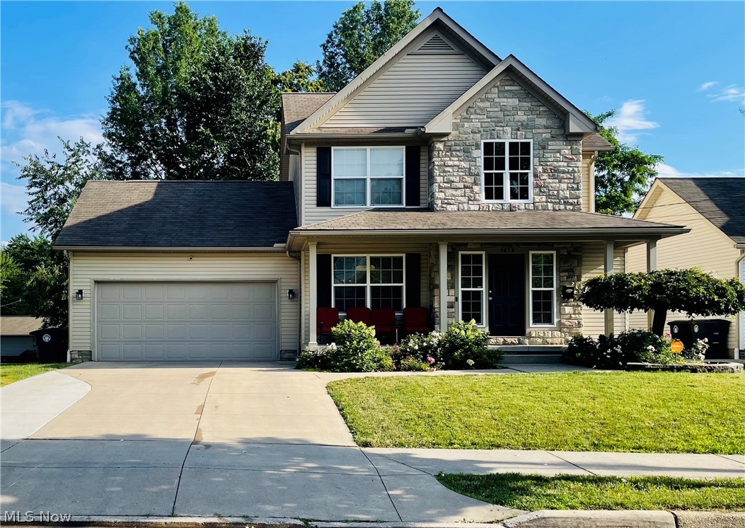 This three bedroom colonial home is ready to go with over 70k in recent updates! Open the door to two-story foyer. Beautiful bamboo flooring throughout the house with tile in kitchen, bathrooms and basement. The spacious kitchen features new white cabinetry & hardware, and new stainless fixtures/GE appliances. The whole house has new fixtures & new lighting. All bedrooms are spacious with bamboo flooring. Downstairs is a finished basement where you'll find another living space and laundry area and separate storage space. Out back is the covered deck overlooking the well landscaped yard with vinyl fencing all around and shed for additional storage. Additional upgrades include new concrete in backyard with sidewalks (September 2020), all kitchen appliances (November 2017), finished basement with tile (March 2018). Covered deck (October 2019). There are too many improvements to list here! Agent-owned.