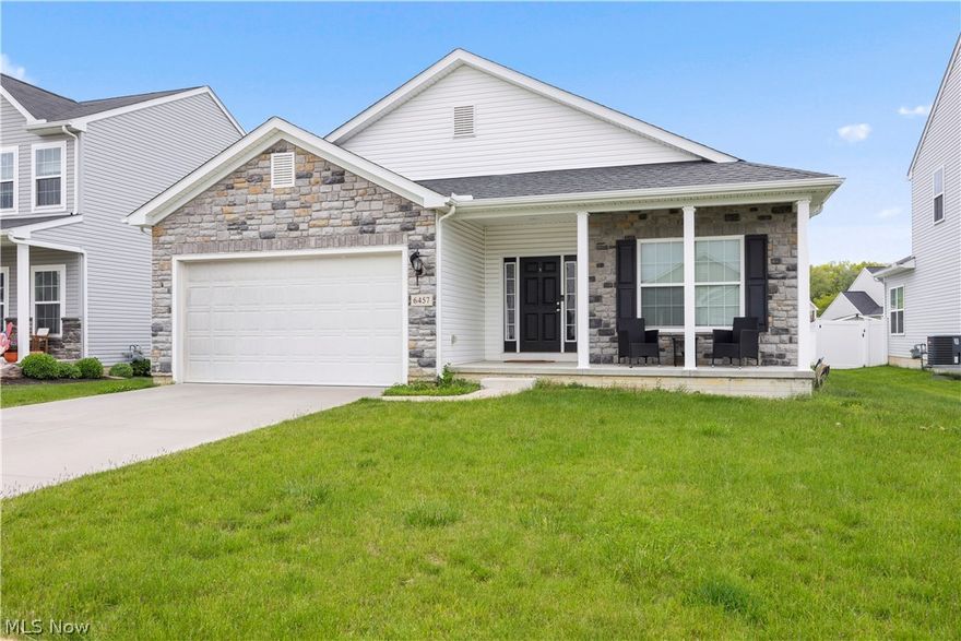 Welcome home to Fawn Lane located in the desirable Meadow Lake community. This beautifully built K. Hovnanian
Home, is the Easton II floor plan which offers the ease of one floor living, open floor plan, perfect for today's lifestyle.
Featuring 3 bedrooms and 2 full bathrooms, and approximately 1,788 square feet, this home showcases spacious living
areas, abundant natural light, and thoughtful touches throughout. The inviting great room flows seemlessly into the
kitchen and dining area, creating the perfect space for entertaining or relaxing at home. Enjoy the full basement
offering endless possibilities for storage, recreation, or future finishing, plus a 2 car-attached garage and low
maintenance exterior. This home is close to nearby parks, trails, shopping, dining, and easy highway access. This home
combines comfort, convenience, and modern living in one exceptional package.
Seller is offer carpet credit.
