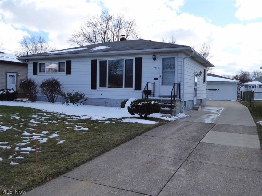 Outstanding Brook Park Ranch located on popular street in great location near shopping and restaurants with good freeway access.  Home features include large kitchen with Dining Area, Spacious Living Room with nice picture window!  3 Bedrooms, one Bath, Hardwood Floors and interior just painted!  Wonderful , large Panelled Rec Room in Lower Level.  Laundry area, Workshop and Loads of Storage Space.  Exterior features nice backyard , Two Car Garage and a screened patio attached to the garage- great for entertaining or reading on a summer day!  Come see this home today!!