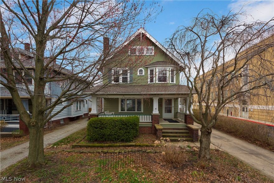 Location, location, location! Close to everything, this regal, proud, strong and true Lakewood Colonial exudes all of the charm and craftsmanship that you could want in a home. This 4 (potentially 5) bedroom, 3 (potentially 4) bathroom home is ready to continue to be a warm, comfortable, well maintained, beloved home like it has been for a century plus. Some highlights include crown molding, 2 sun rooms, 3rd floor that could easily become a master retreat, commode in the basement, super productive grapevines, 2 1/2 car garage, and extra wide front porch complete with trellis foliage and classic swing. The ductless steam heat system features a new boiler installed by Slife in 2017. Steam baseboard heat is reliable, super quiet, and since it is ductless, does not circulate particles throughout the home. multiple window units are included with the property to spot cool rooms as needed during the summer months. Add to that a practically new play set in the backyard, first floor half bath,