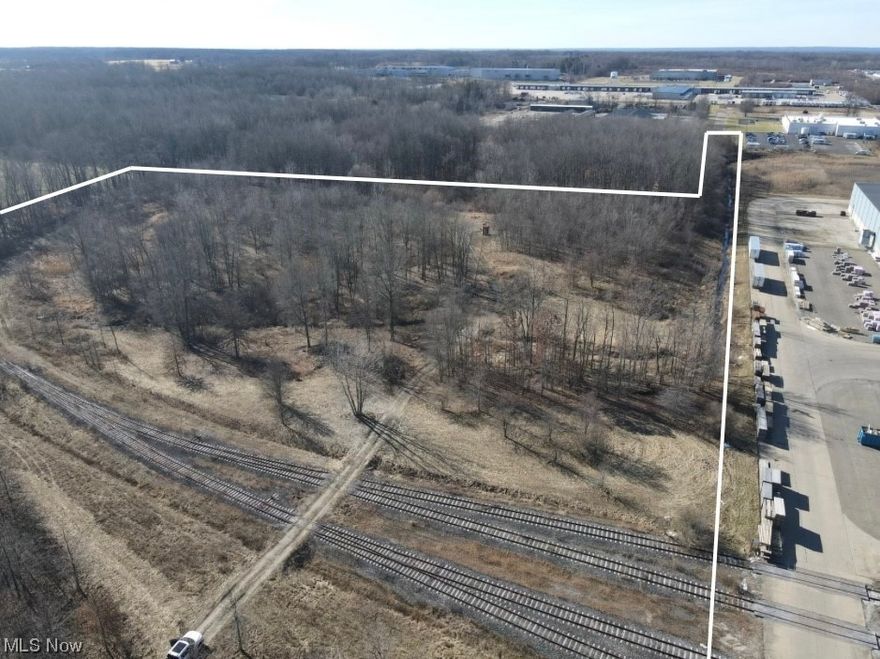 Prime industrial zoned parcel, over 16 acres, located 1 mile away from interstate route 80 and in North Jackson's industrial park with mineral rights. Boundary lines are approximate. Drone footage available upon request. Please contact co-listing agent for questions and offers.