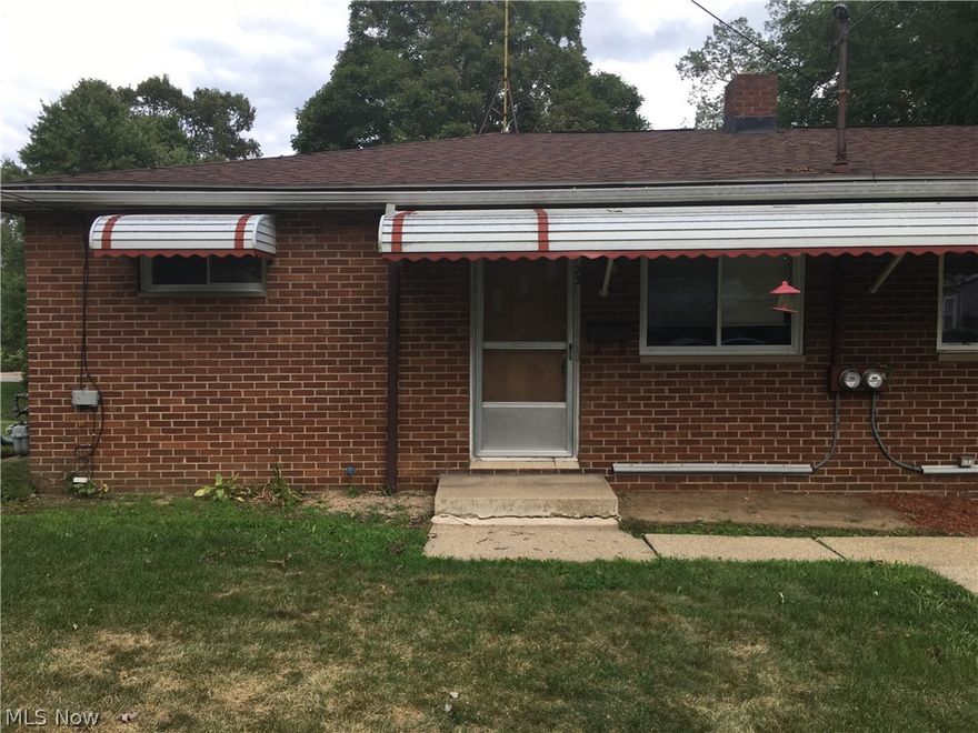 Nice apartment located in  Ellet area. Two bedroom apartment home is located on dead end street with private parking in back. The living room has hard wood floors. The Kitchen has an open window pass through to the living area, plenty of counter space and cupboards. Two bedroom have high windows , tall closets, and hard wood floors. Newer windows throughout. There is a spacious open private basement. Could create a rec room, use for storage, or other as workshop. Washer and dryer hook up located in basement. There is a private backdoor in basement to back parking. $35 application fee online for all interested parties.