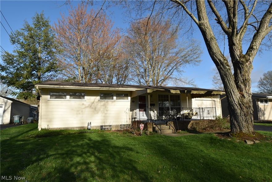 Live within walking distance to the Canfield Fair when you purchase this 3 bedroom ranch in the Canfield School district. Close to the Green, shopping, and minutes from state route 11. Home featuresa roomy front and back porch, and attached one car garage. Home is being sold in "as is" condition to satisfy an estate. Seller will make no repairs, guarantees, or warranties. Kitchen Appliances Stay!