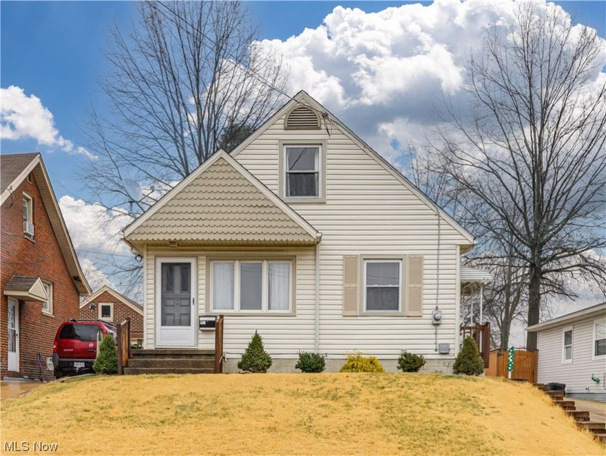 Welcome to this charming 3 bedroom, 1 bathroom Cape Cod style home, perfect for those looking for a cozy and comfortable living space. Inside, the main living area is bright and welcoming, featuring a spacious living room with large windows that let in plenty of natural light. The kitchen is well-appointed with appliances and a cozy breakfast nook where you can enjoy your morning coffee. The main level also features two bedrooms and large windows that fill the rooms with natural light. Upstairs, you'll find the third bedroom, which boasts vaulted ceilings and plenty of space for a home office or additional living area. Overall, this delightful Cape Cod style home offers a wonderful balance of comfort and convenience, with classic features and modern amenities that make it a perfect place to call home. Don't wait call to schedule your private showing today!