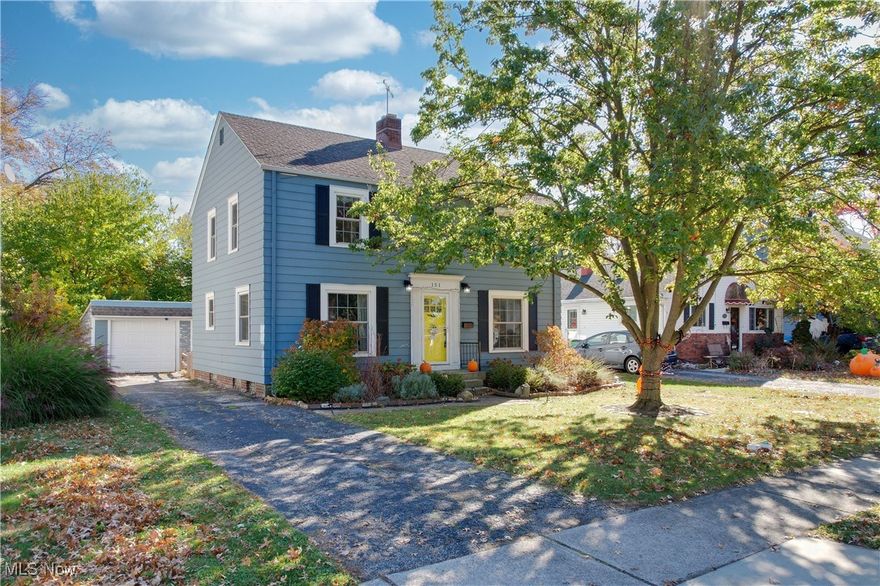 Discover this hard-to-find 4 BR, 1.5 BA Colonial just steps from Lake Erie, the community pool, library, and schools. Perfectly set in a quiet, friendly neighborhood, this move-in-ready home offers peace of mind throughout. The first floor features an updated half bath, a formal dining room filled with natural light from newer windows (2020), and a generous great room with a gas fireplace and original oak floors. A large bonus room with a picture window creates optimal flow. The spacious kitchen boasts beautiful oak cabinets, wood-look ceramic flooring, stainless steel appliances, quartz countertops, modern hardware, and plenty of counter space for cooking and gathering. Upstairs, all four bedrooms include large closets and ceiling fans, including a large master bedroom. The full bath has been completely remodeled with tile and contemporary finishes. Step outside to a charming backyard with a patio and one-car garage — perfect for crisp fall evenings. Additional storage is available in the walk-up attic. Truly a must-see home — thoughtfully updated, full of natural light, and ready to move in before the holidays.