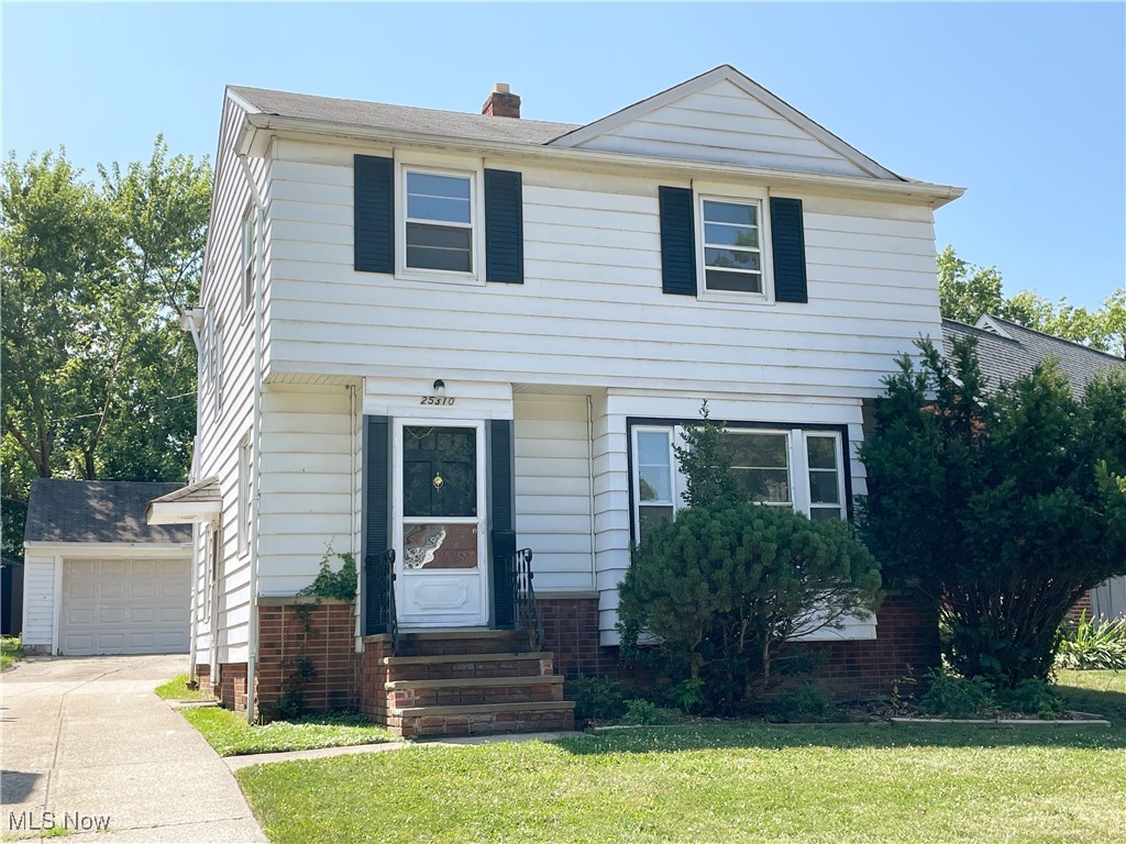 Welcome to this charming and newly updated 3-bedroom, 1.5-bath colonial in a desirable, quiet Euclid neighborhood. Step inside to a bright living room with large windows that fill the space with natural light. Freshly refinished hardwood floors flow into the dining area, creating a warm and inviting atmosphere. Upstairs offers three spacious bedrooms, a full bath with stylish tile, and an attic with ample storage. Outside, enjoy a private deck perfect for entertaining, plus a detached garage.
