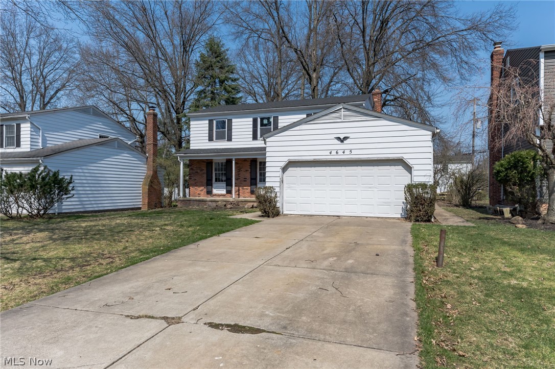 Great opportunity to own this 4 bedroom 2.5 bathroom single family home. This property built in 1969 has approximately 2,236 square feet of living space with
2 car garage and partially finished basement. Central location near restaurants and shopping. Bring your ideas and design and see how you can transform this
place into just what you have been looking for.