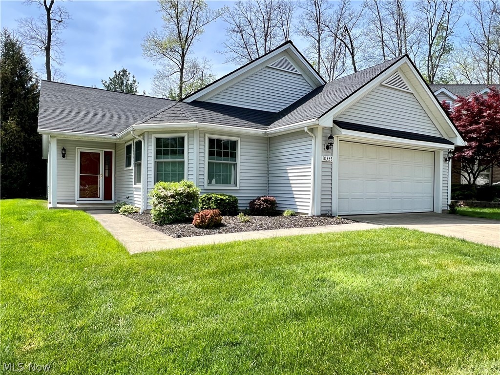 Looking for a luxurious and comfortable retirement living experience? Look no further than this beautifully maintained detached ranch cluster home located in the highly sought-after Greenbriar at River Valley 55+ community. Featuring one-floor living, this home boasts three spacious bedrooms, two full bathrooms, an eat-in kitchen, a dining room, and a spacious living room with sliding doors that open to the patio and private backyard. You'll also enjoy the convenience of a laundry room and an attached two-car garage. The home has been recently updated with solid wood refaced cabinets and granite countertops installed in 2020, new floors in kitchen, bath and laundry room, new windows, new cabinets in the laundry room, and insulation added over the garage ceiling. Take advantage of the many amenities that come with living in this community, including a clubhouse with a party room, kitchen, exercise room, library, and computer room. And there's no shortage of outdoor activities to enjoy, with miles of walking trails, an outdoor swimming pool, spa, tennis and pickleball courts, and a bocce ball court. 1 year home warranty is included. Don't miss out on the opportunity to make this beautiful home yours! Schedule a tour today and discover why it's the perfect choice for your retirement living experience.