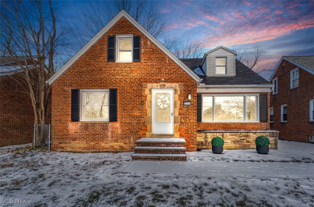 Welcome home to this beautifully, remodeled home in the prime neighborhood of South Euclid! This welcoming Cape Cod leads into a spacious living room and formal dining room combo which features brand new flooring which is also located throughout the entire house. From the dining room, you’ll be led into the addition space which would make a lovely office space or 1st floor sitting area that leads out onto the newly constructed deck complete with sliding doors. Next step into your modern kitchen, which showcases elegant oak cabinetry, Beautiful stainless appliance suite including dishwasher, refrigerator, microwave, and range/oven combo. There is a large carpeted bedroom on the second floor with a beautiful full bath and plenty of room for your king sized bedroom set. The entire interior, including the expansive lower-level recreation room, has been freshly painted and updated. The basement includes plenty of storage, and has a carpeted finished space which would be perfect for a man cave, family gatherings or quiet, relaxing nights. Located just minutes from Beachwood mall, Whole Foods and University Circle. This home is also a convenient commute and centrally located. Please don’t miss your opportunity for a tour of this lovely updated, spacious home. It won’t last long so schedule your private showing today!