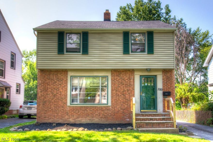 Great Value on this Darling Colonial in Cleveland Heights! ***Check Out the 360 Degree Panoramic Virtual Tour*** Enter Into Spacious Living Space with Hardwood Floors and Fireplace! Formal Dining Room has Built In Cabinetry and Hardwood Floors! Updated Eat-In Kitchen with Newer Countertops and Flooring! Half Bath on First Floor! Three Spacious Bedrooms on 2nd with Hardwood Floors! Updated Full Bath with w/ New Fixtures & Ceramic Tile Flooring! Third Floor Attic Space! Full Basement with Newer Glass Block Windows! Updated Electrical! Two Car Garage! Deep Yard! Home Warranty Included!  Minutes to University Circle, Cleveland Clinic, UH, CWRU, CIA, JCU, and Area Museums, Dining, Shopping, & Entertainment!  Call for your Private Showing Today!